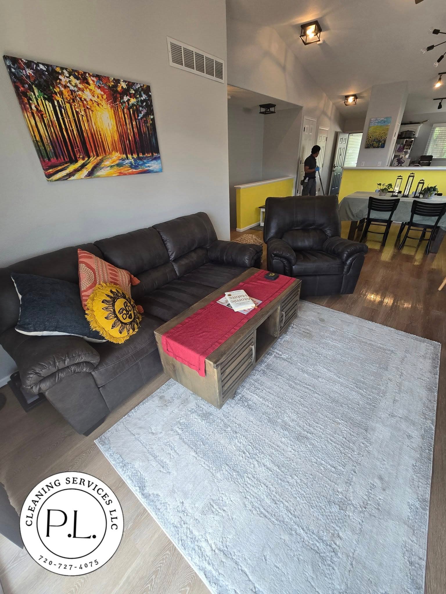 Living room showroom display